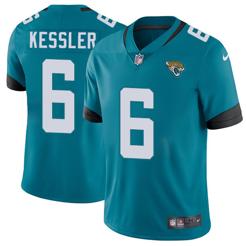 Jacksonville Jaguars 6 Cody Kessler Teal Green Alternate Youth Stitched NFL Vapor Untouchable Limited Jersey